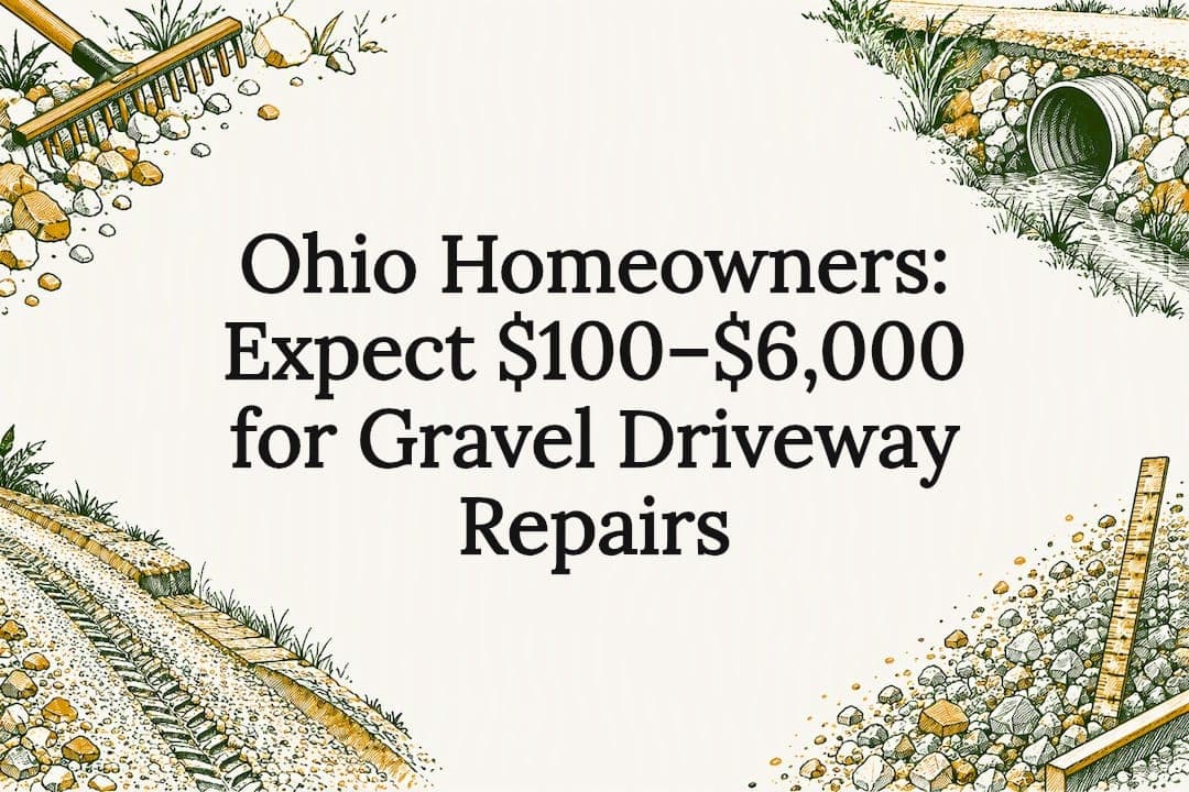 Ohio Homeowners: Expect $100–$6,000 for Gravel Driveway Repairs